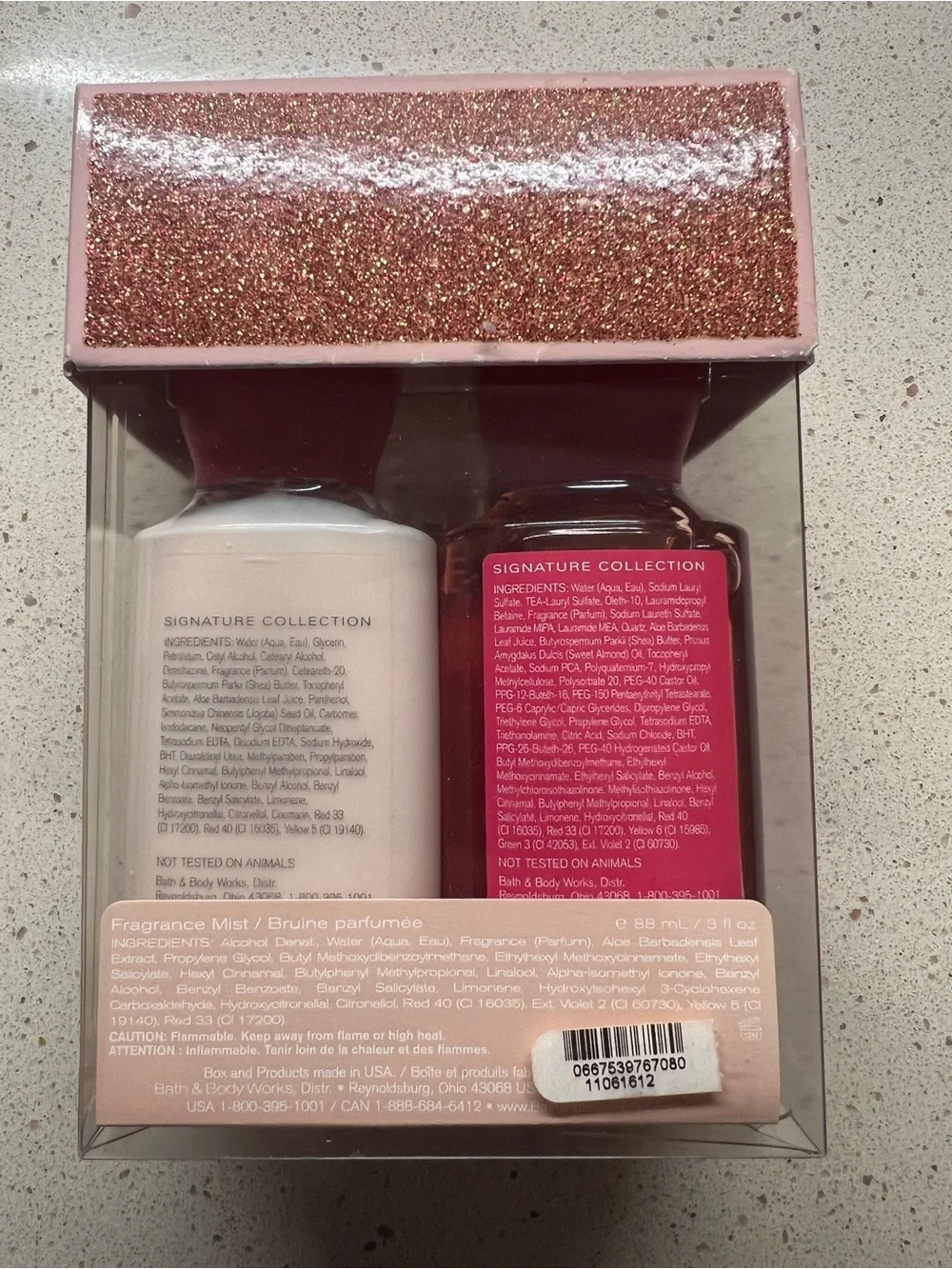 Bath & Body Works gift set